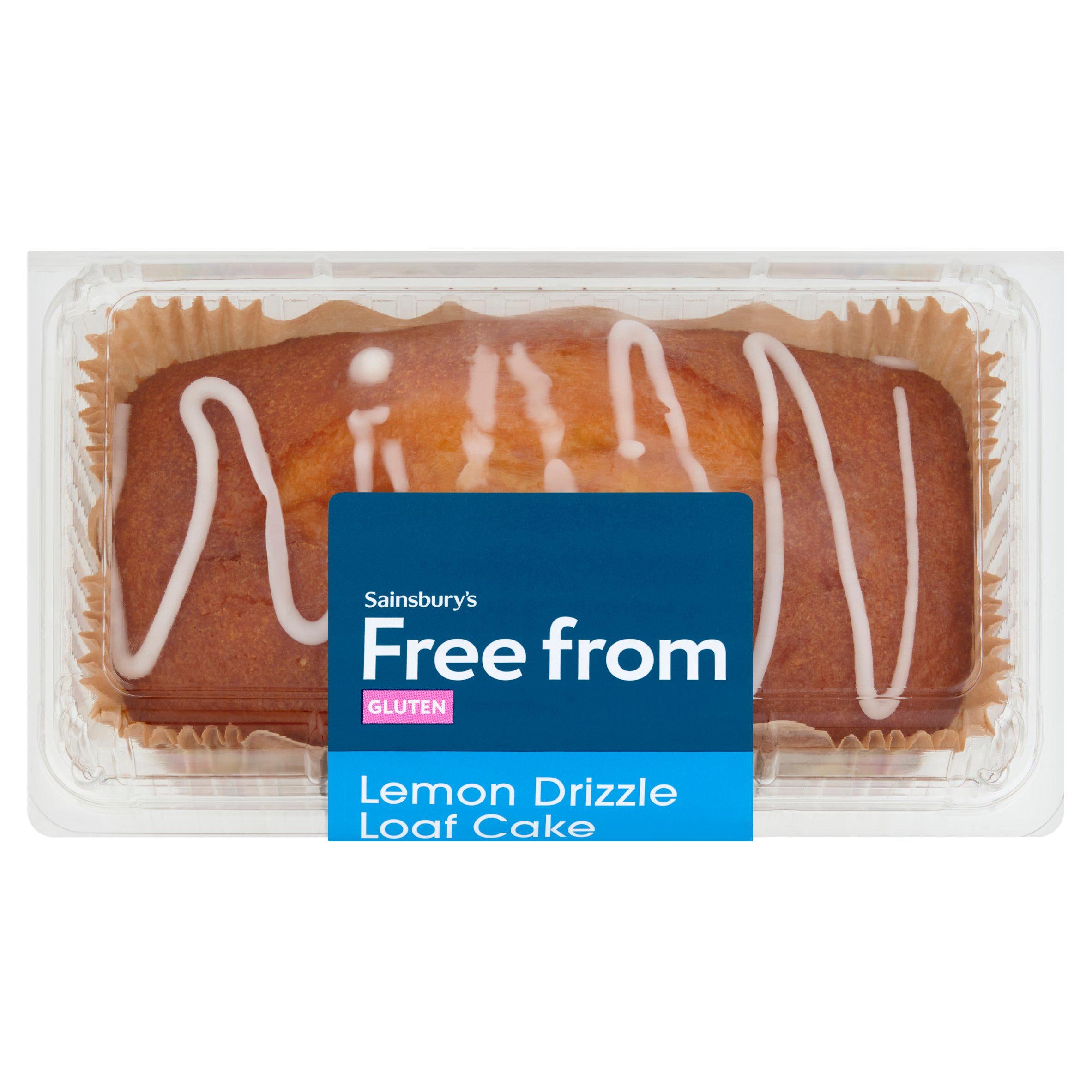 Sainsbury's Free From lemon drizzle loaf cake 265g (British brand)