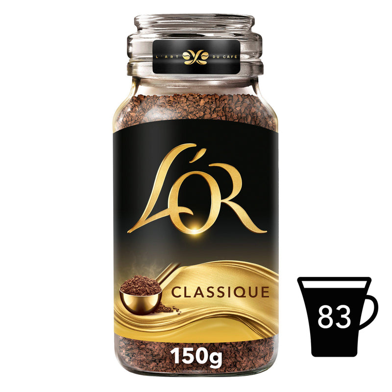 L'OR Classique Instant Coffee 150g (British brand)