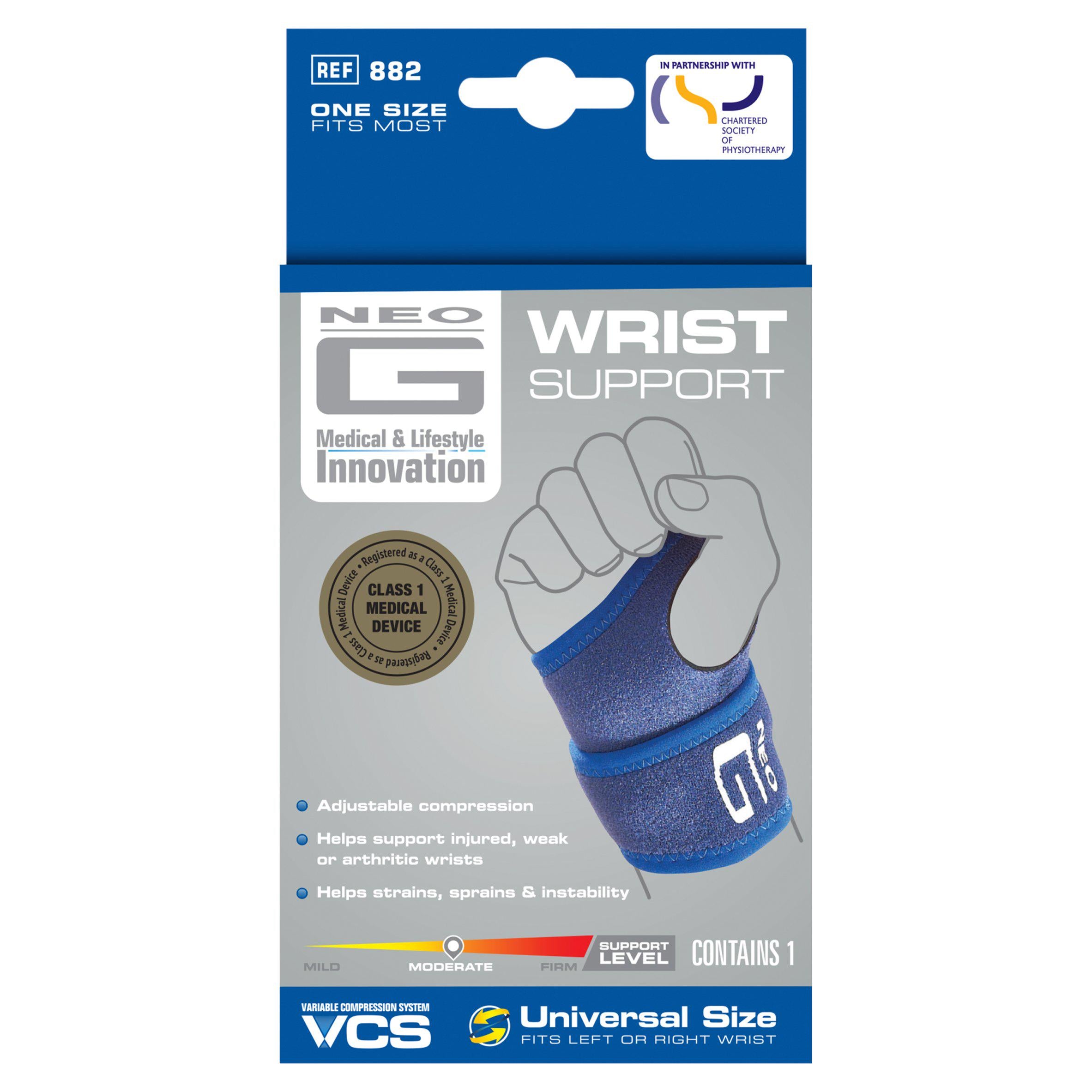Neo G wrist support universal size, imported from the UK