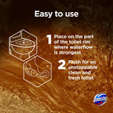 Domestos Gold Freshness toilet rim block 5x50g (British brand)
