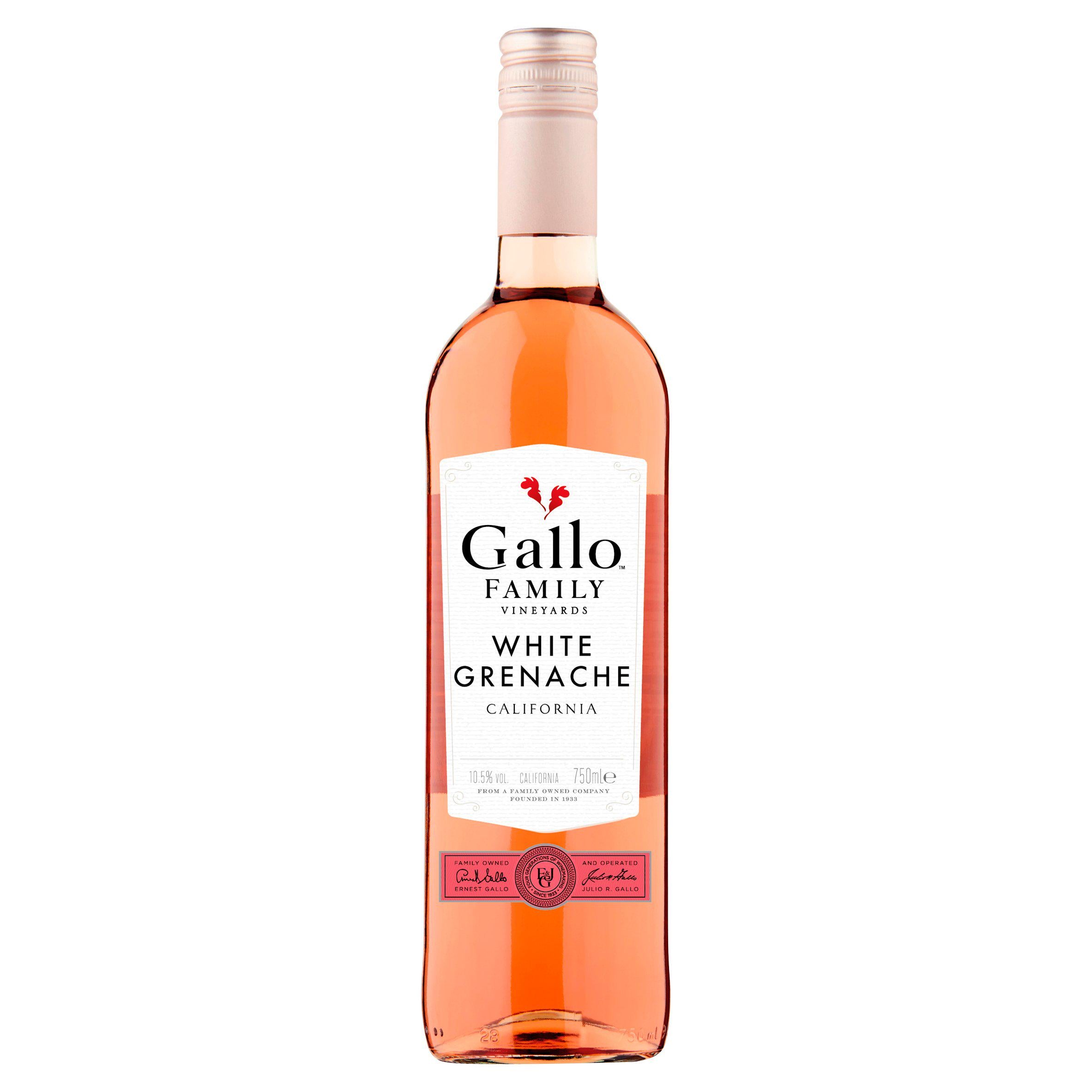 Gallo Family White Grenache Rosé Wine 75cl (British brand)