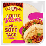 Old El Paso soft taco wraps Mexican Street Vibes 220g, imported from the UK