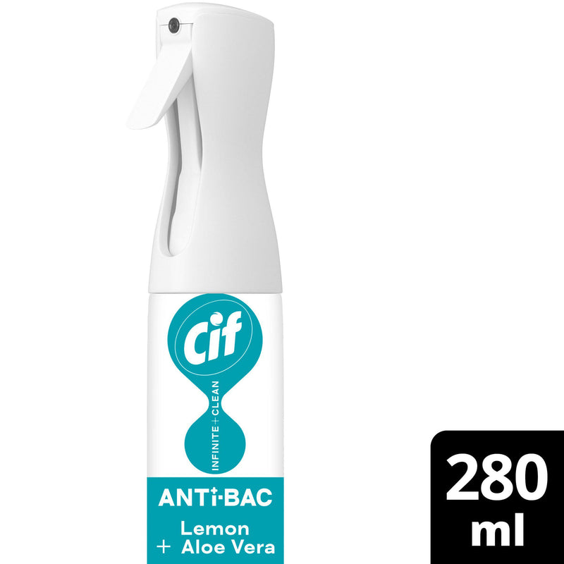 Cif Infinite Clean lemon and aloe vera antibacterial spray 280ml (British brand)