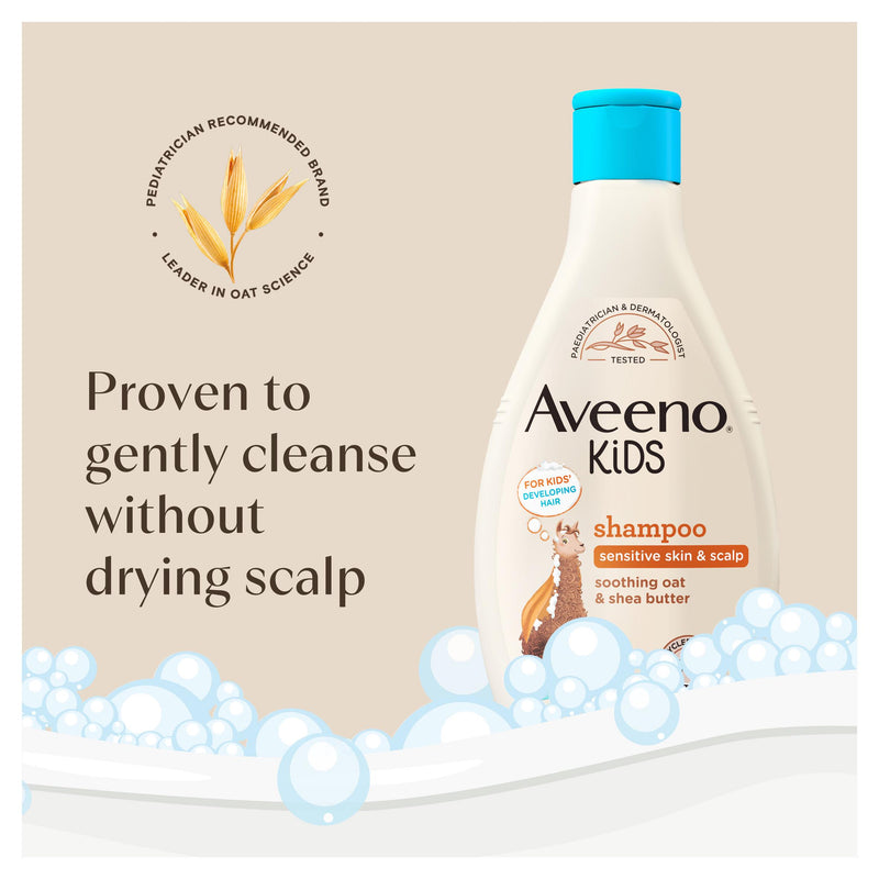 Aveeno Kids Shampoo with Oat and Shea Butter 250ml (British brand)