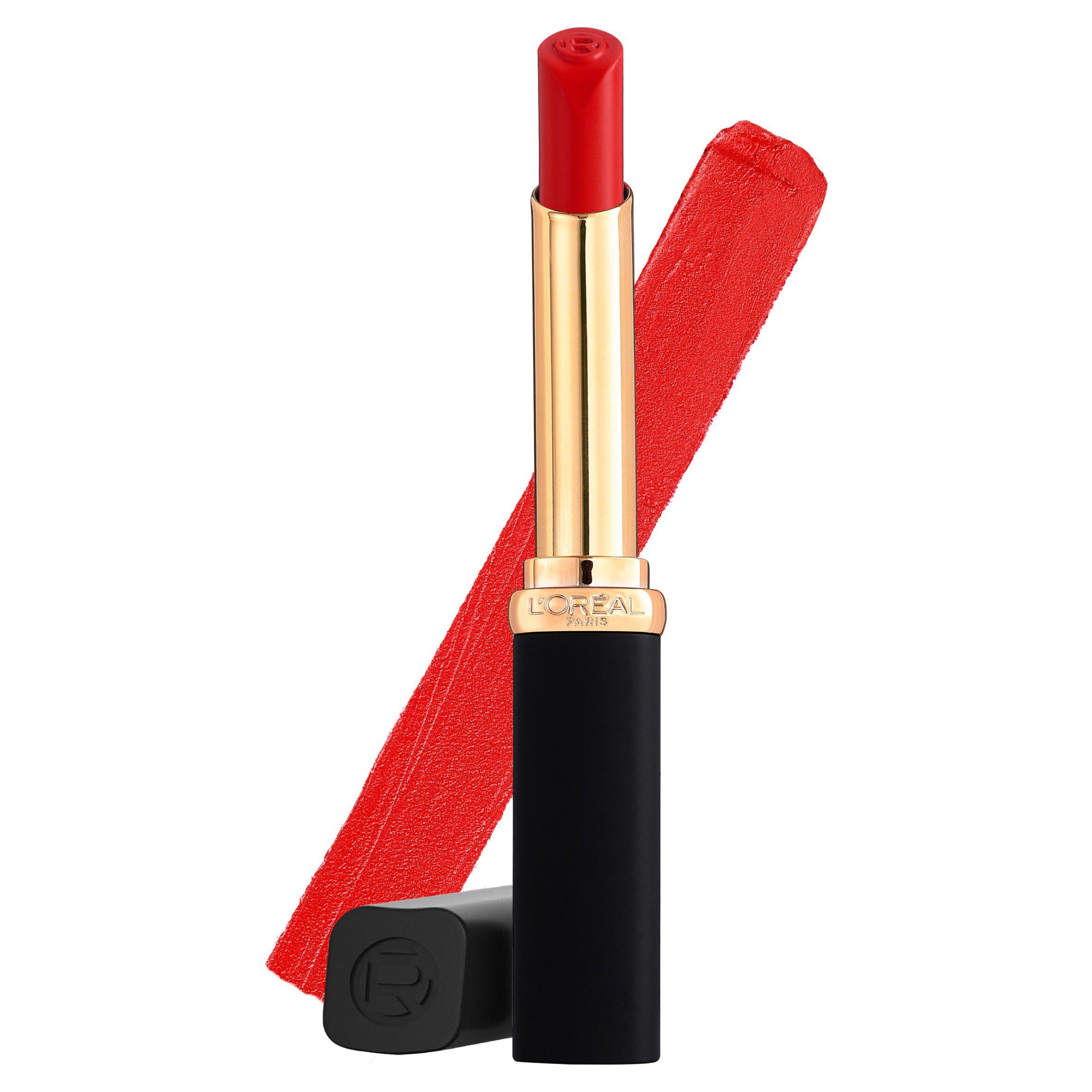 L'Oreal Paris matte lipstick in shade 336 Rouge Avant-Garde (British brand)