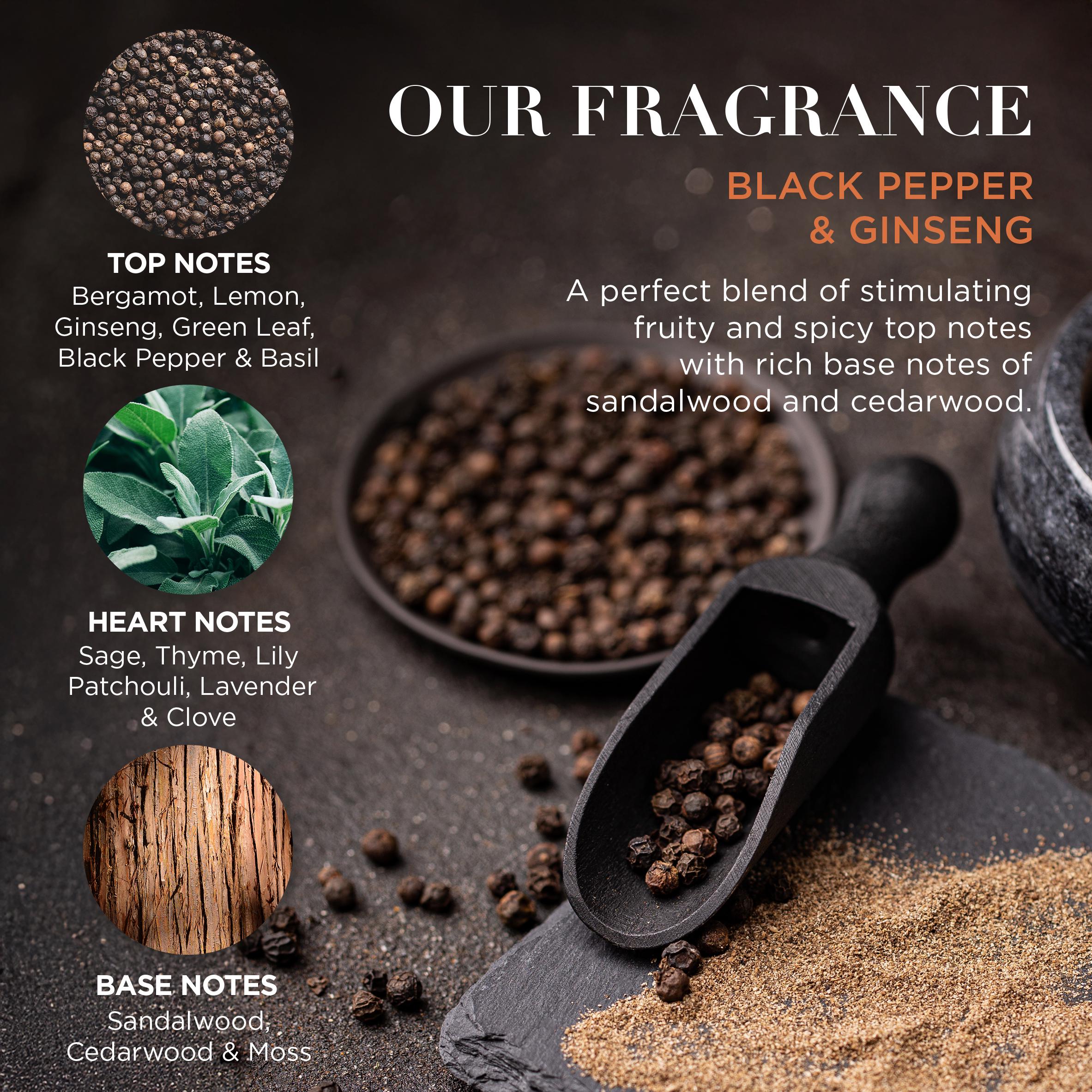 Baylis & Harding Black Pepper Ginseng mini trio gift set, UK version