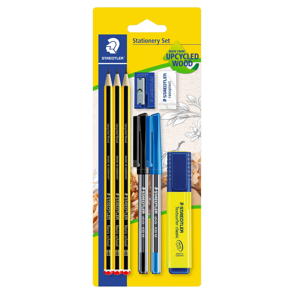 Staedtler Essentials Stationery Set Yellow (British brand)