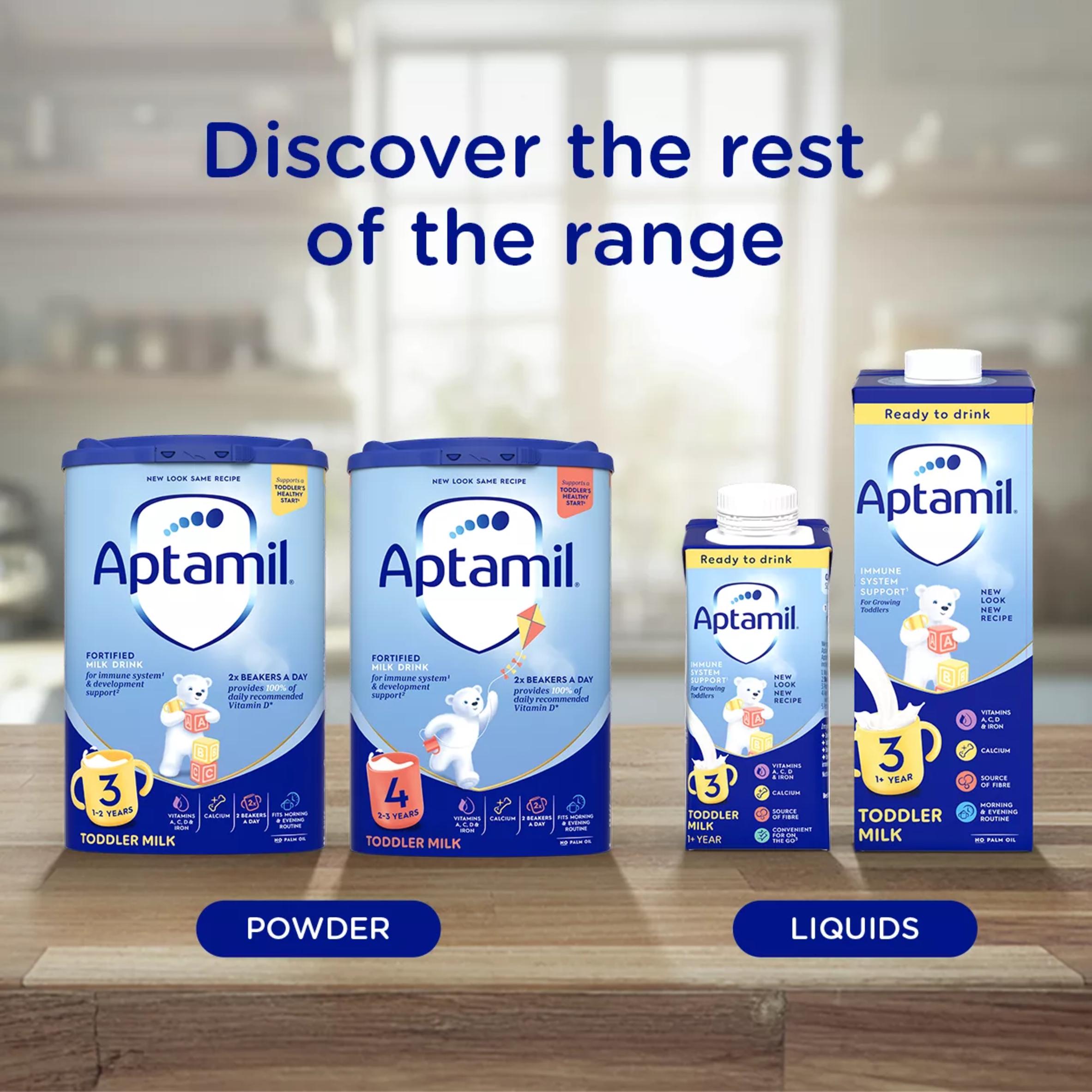 Aptamil toddler milk liquid ready to feed 1L - British product