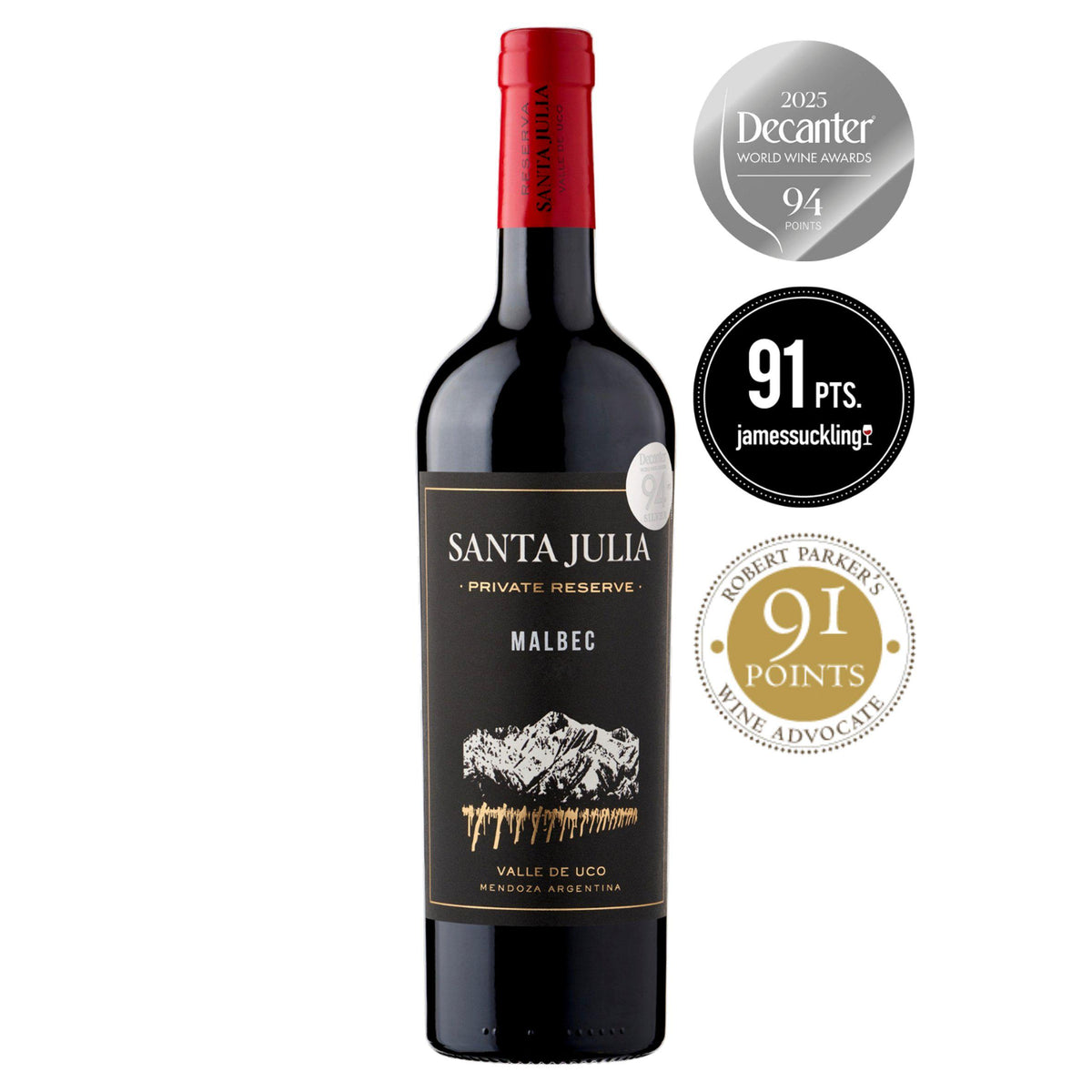 Santa Julia Malbec 75cl, imported from the UK