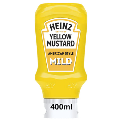 Sainsburys Heinz American Style Mild Yellow Mustard Condiment 445g- Buy online at McGrocer