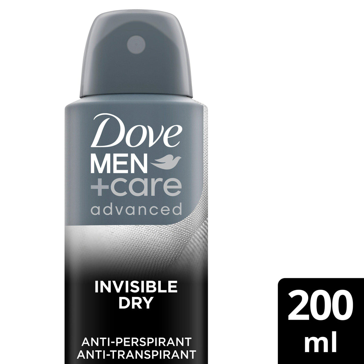Dove Men+Care antiperspirant deodorant aerosol Invisible Dry 200ml - British product