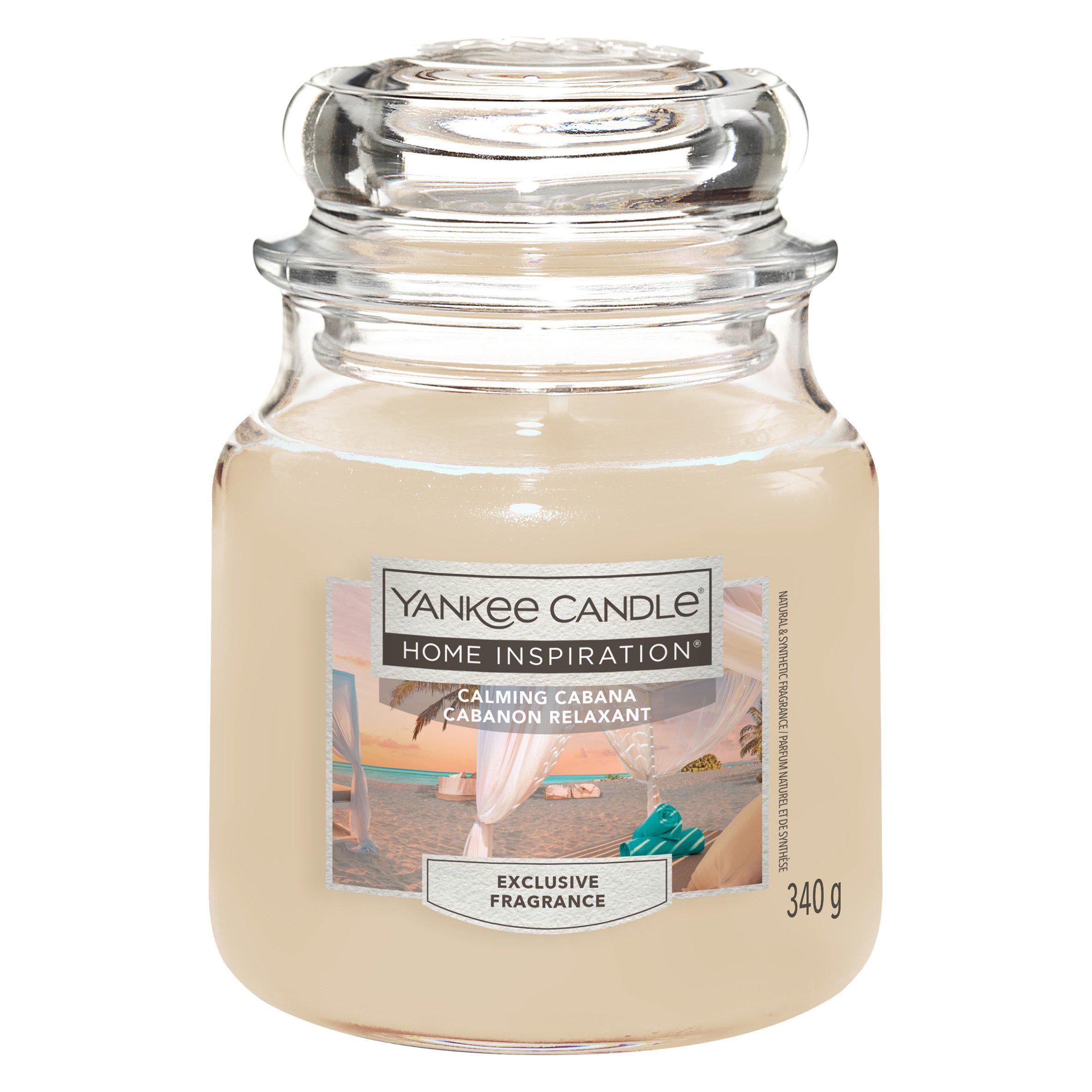 Yankee Candle Calming Cabana medium jar candle (British brand)