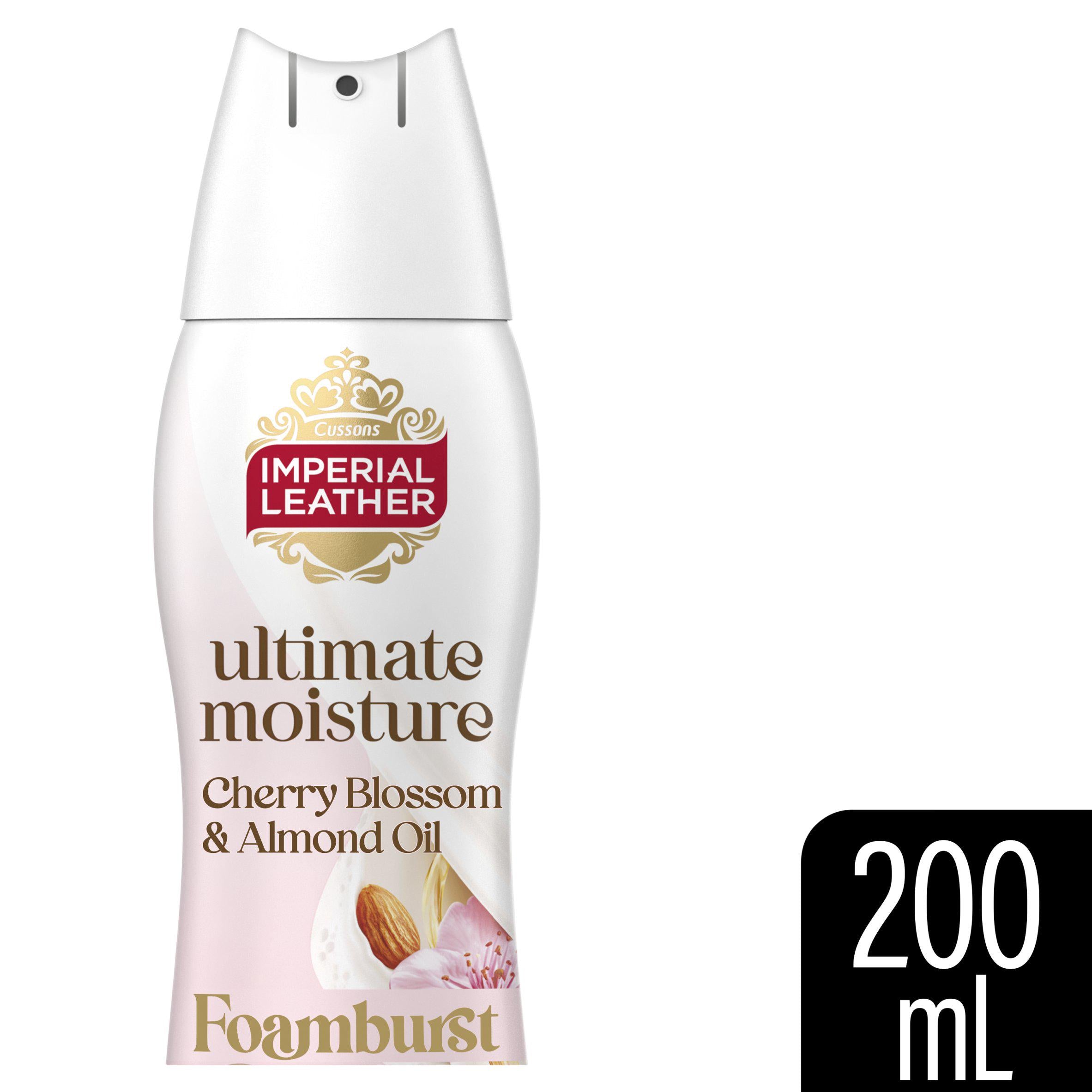 Imperial Leather foamburst body wash cherry blossom almond oil 200ml - British product