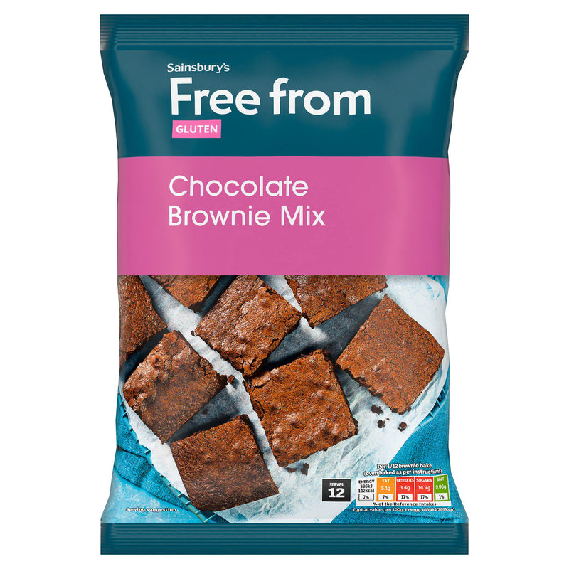 Sainsbury's Freefrom gluten-free brownie mix 284g - British product