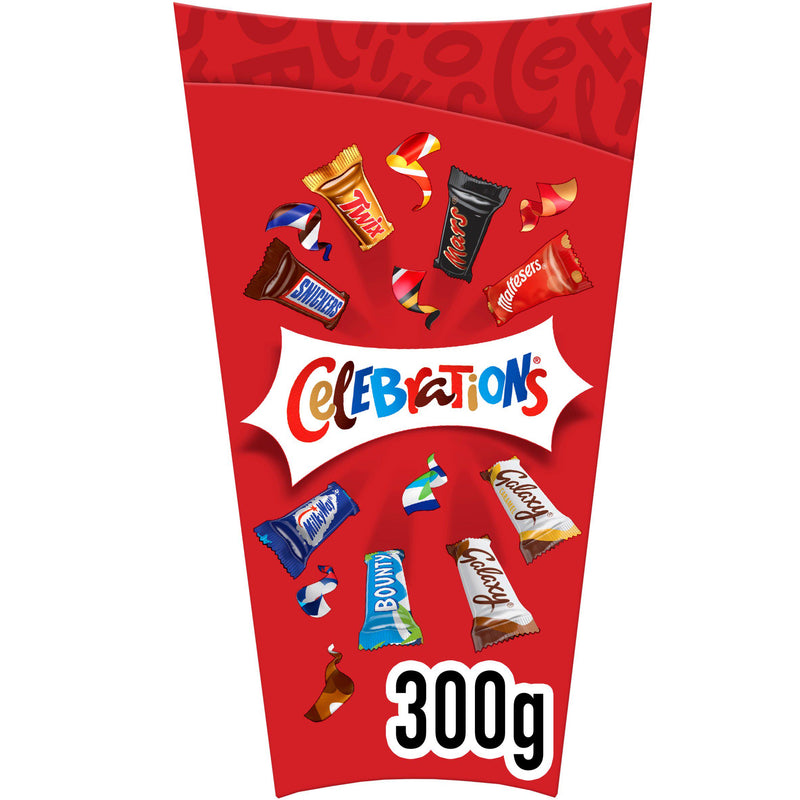 Celebrations chocolate assortment gift box 300g, imported from the UK