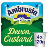 Ambrosia custard dessert snack pots 4x120g - British product