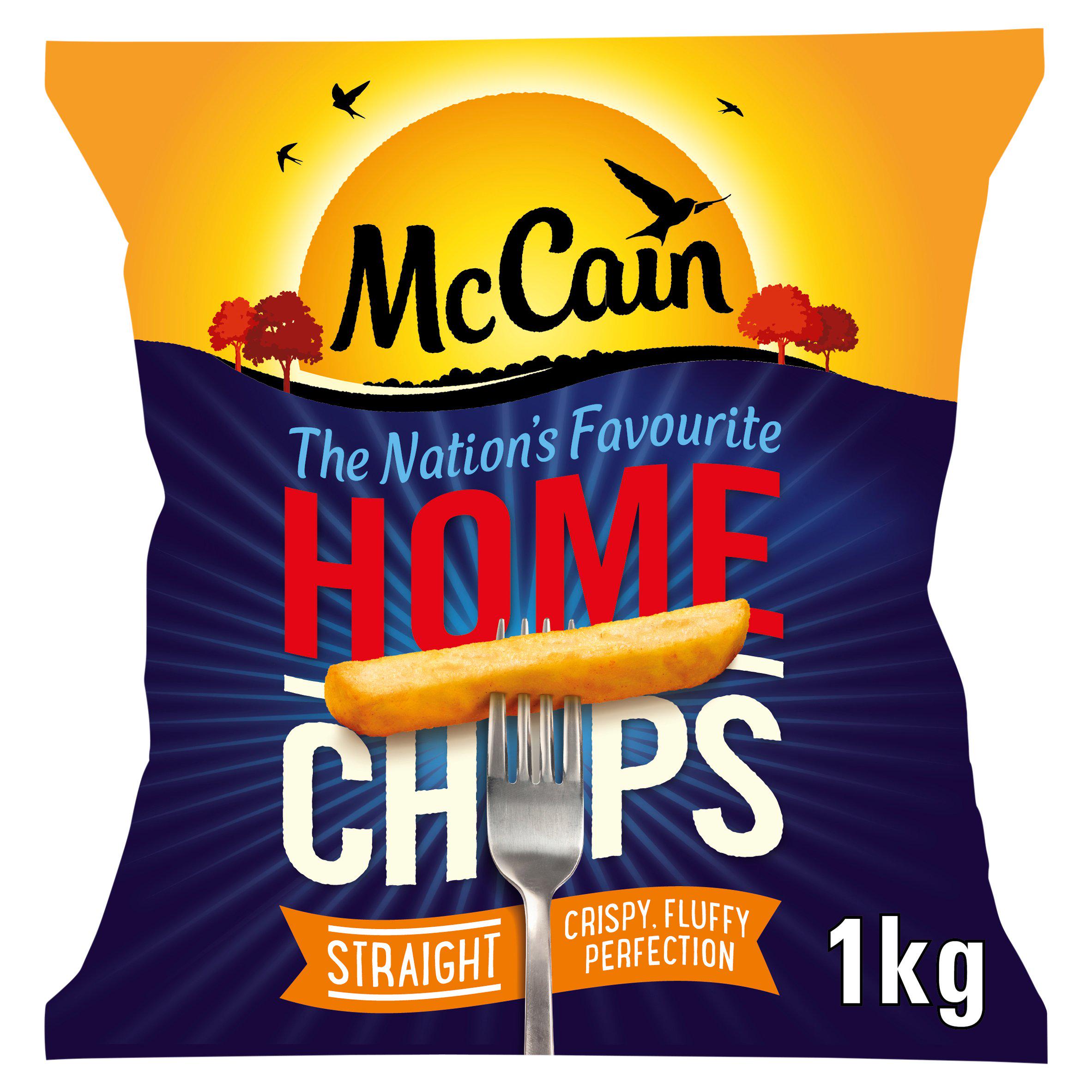 McCain Home Chips Straight 1kg GOODS Sainsburys   