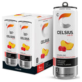 Celsius Raspberry Peach energy drink 4-pack, UK version