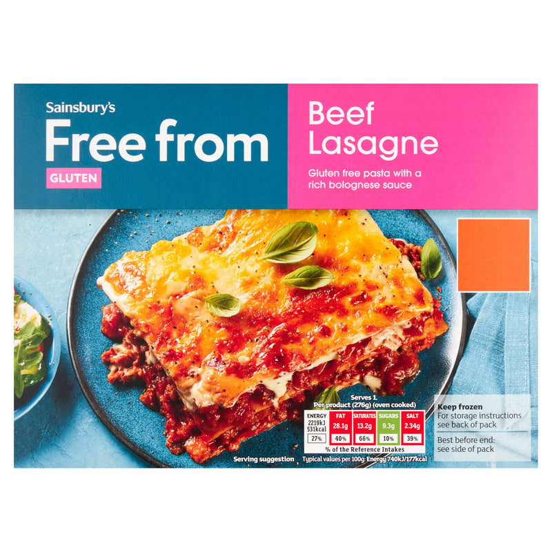 Sainsbury's Free From Beef Lasagne 300g, UK version