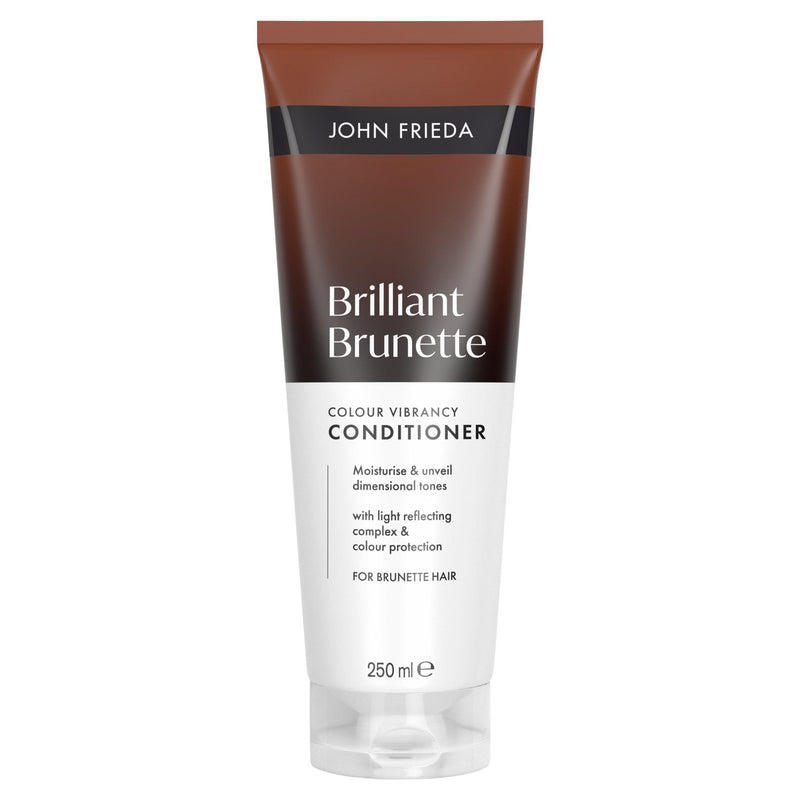 John Frieda Brilliant Brunette Colour Vibrancy Conditioner 250ml, UK version