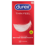 Durex Thin Feel latex condoms 12 pack - British product