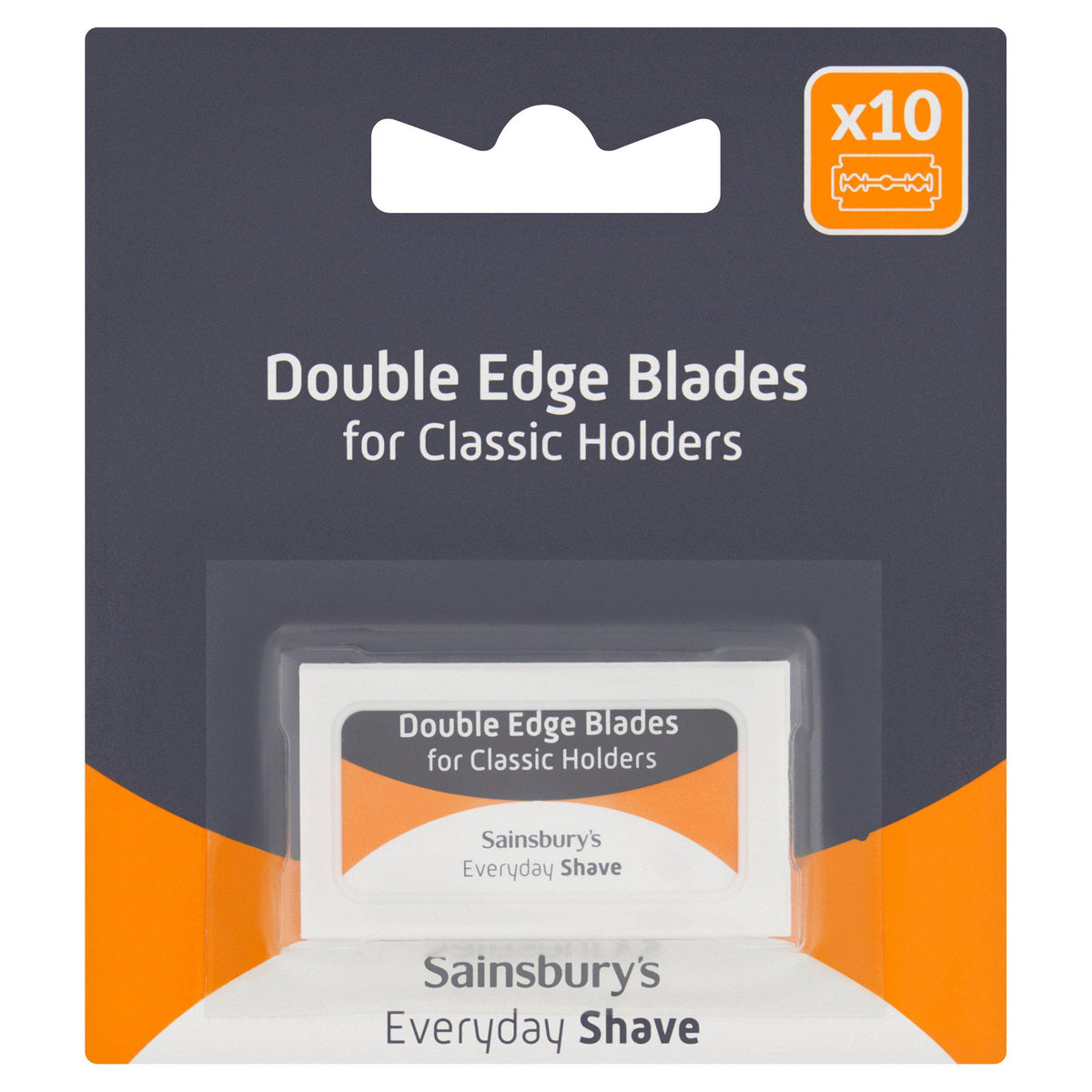 Sainsbury's Double Edge Blades x10, UK version