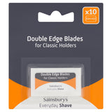 Sainsbury's Double Edge Blades x10, UK version