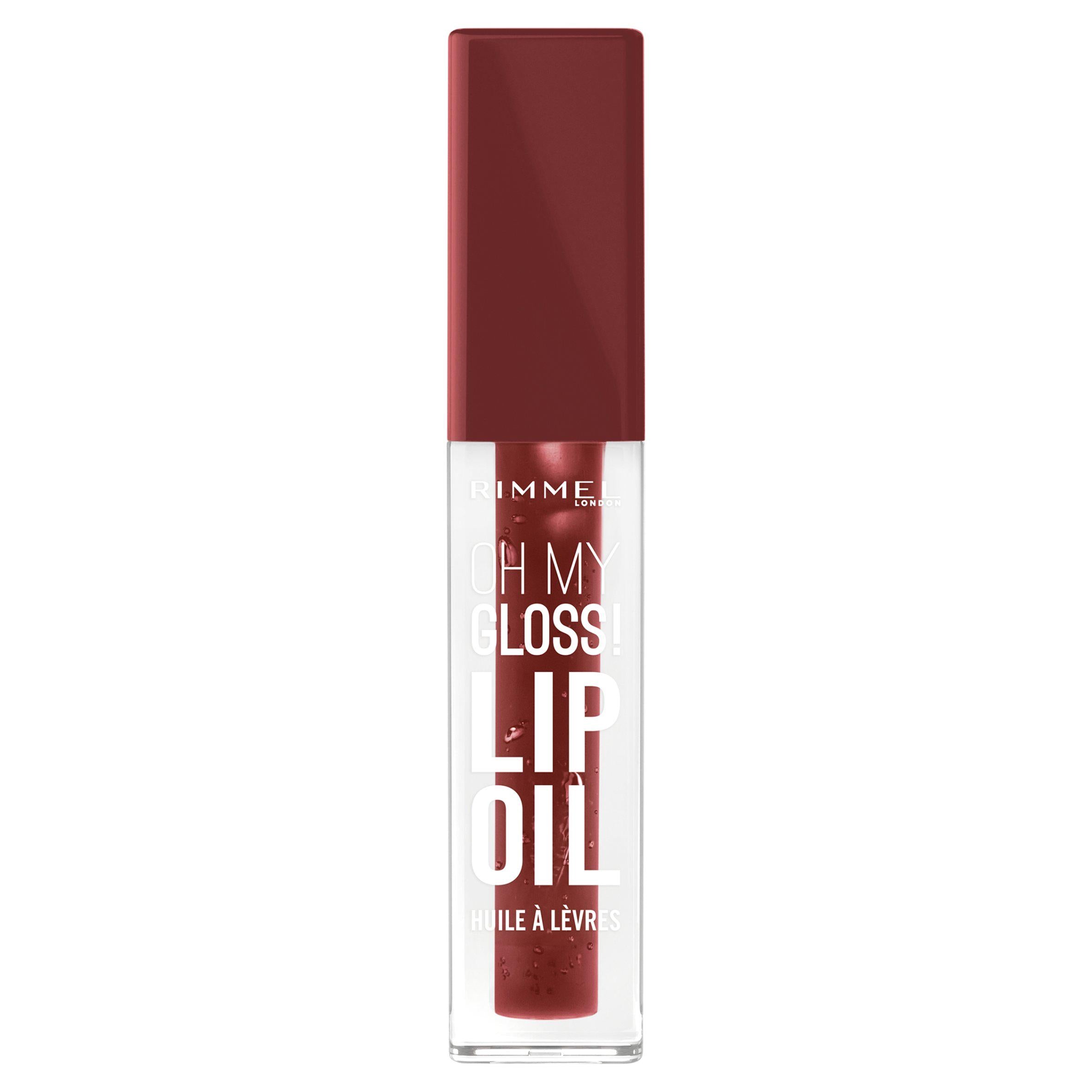Rimmel London lip oil Deep Cherry 4.5ml, imported from the UK