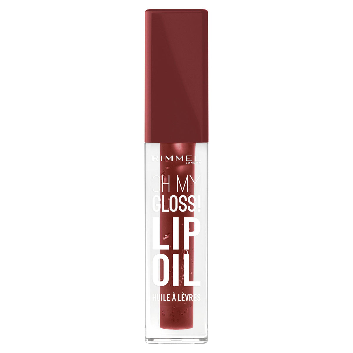 Rimmel London lip oil Deep Cherry 4.5ml, imported from the UK