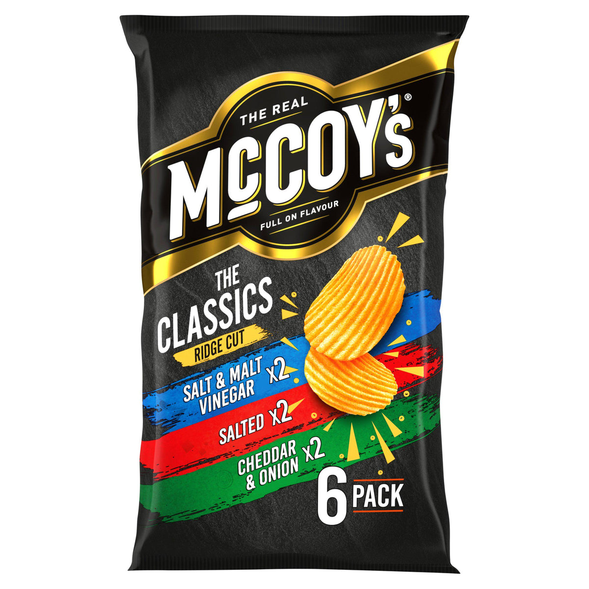 McCoy's Classic Variety Pack crisps 6x25g, UK version