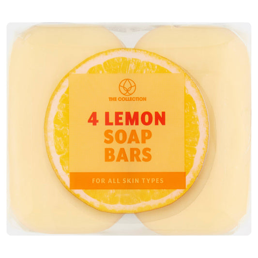 Sainsbury's The Collection Lemon Soap Bars 4x125g GOODS Sainsburys   