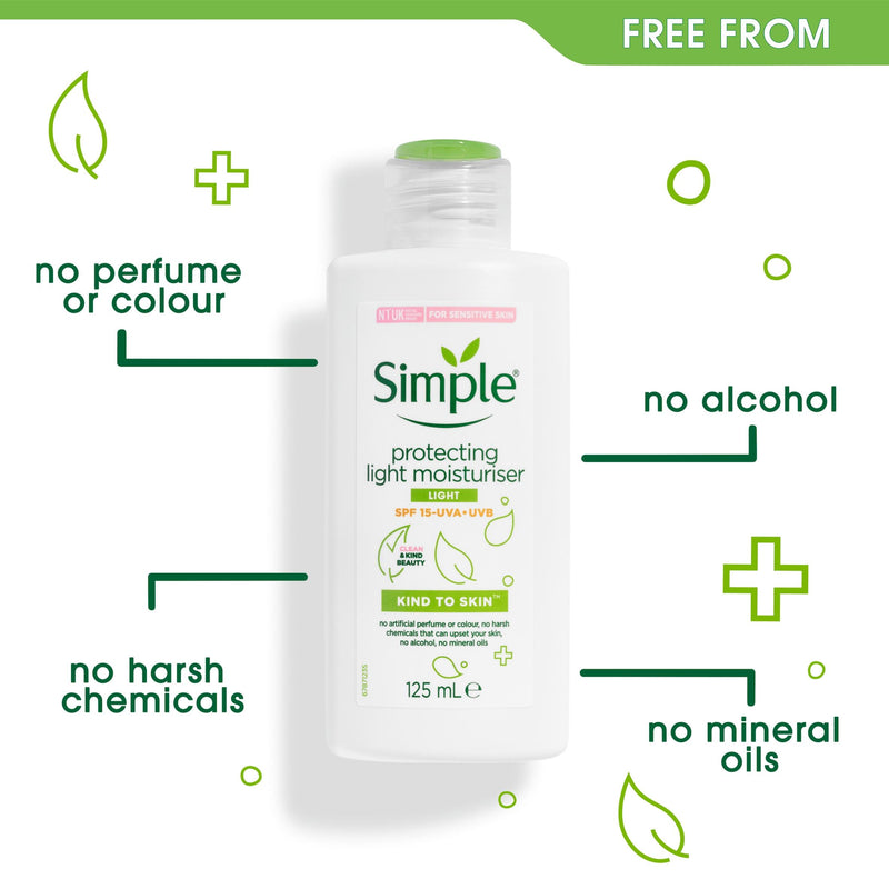 Simple Kind to Skin Protecting Moisturiser SPF15 125ml - British product