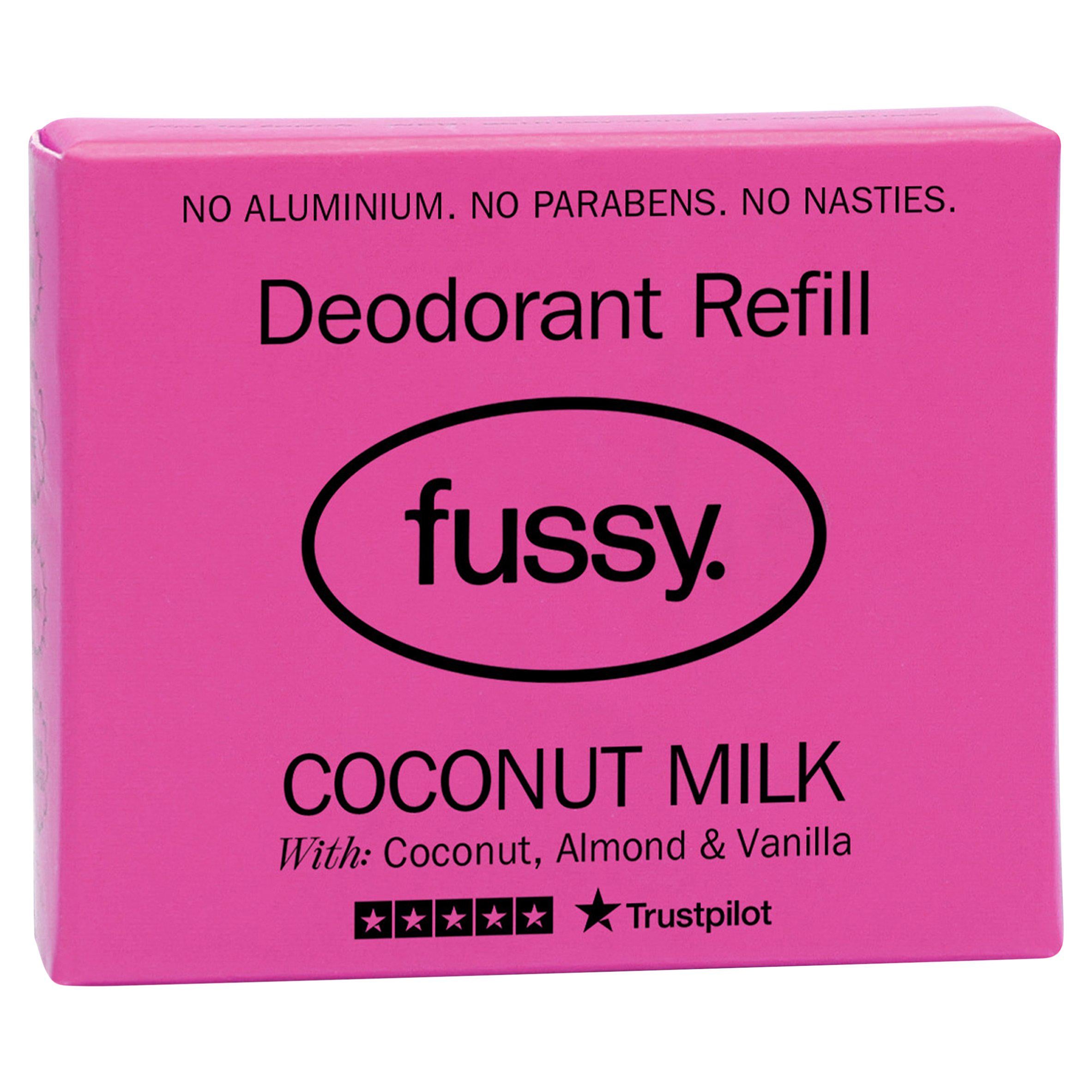 Fussy Coconut Milk Natural Deodorant Refill 40g - British product