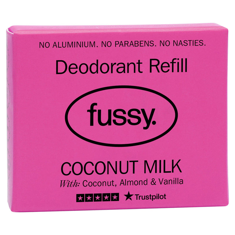 Fussy Coconut Milk Natural Deodorant Refill 40g - British product