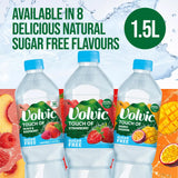 Volvic sugar free peach raspberry flavoured water 1.5L, imported from the UK