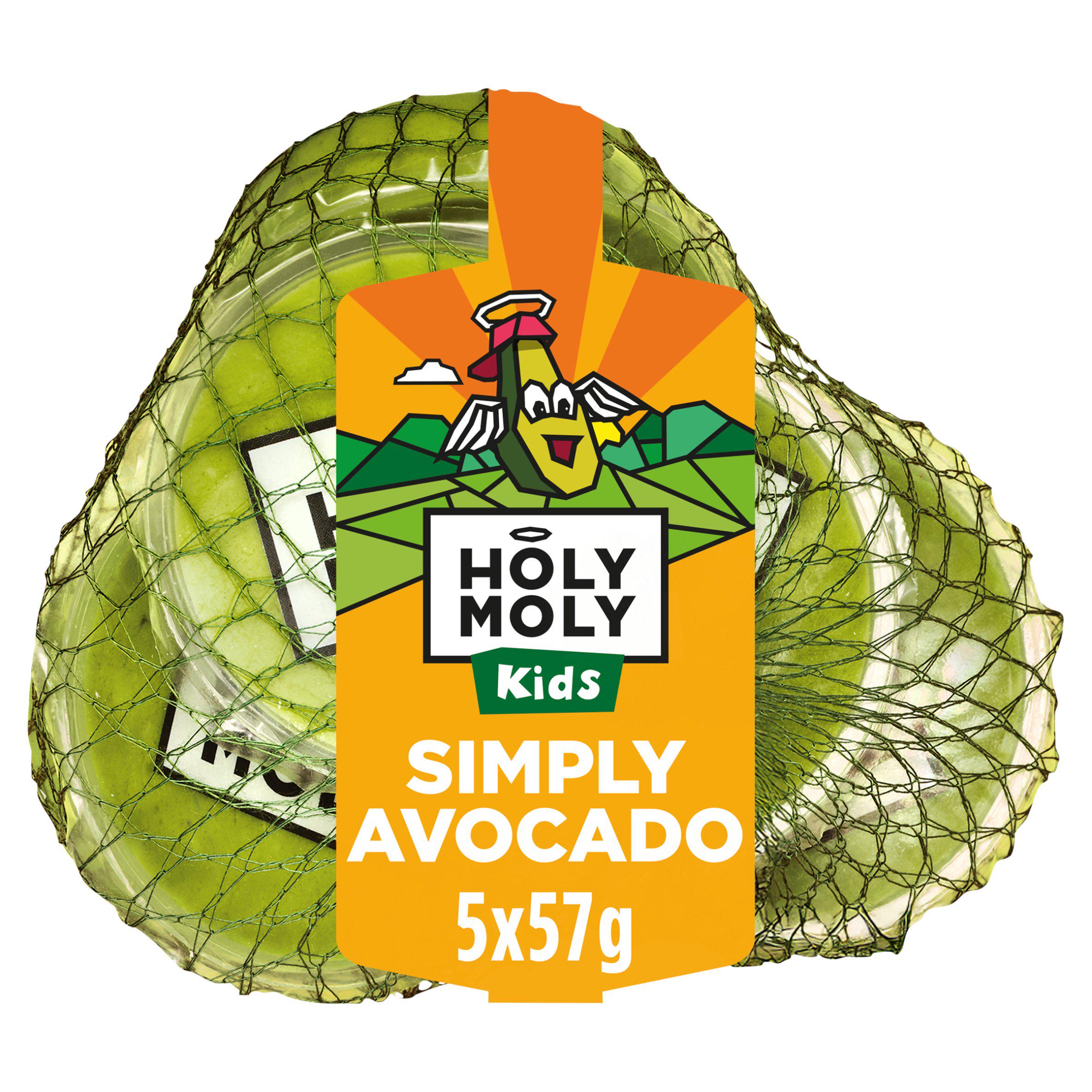 Holy Moly Kids Simply Avocado dip 5x57g (British brand)