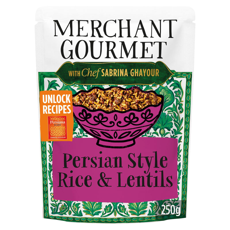 Merchant Gourmet Persian Style Rice & Lentils 250g (British brand)
