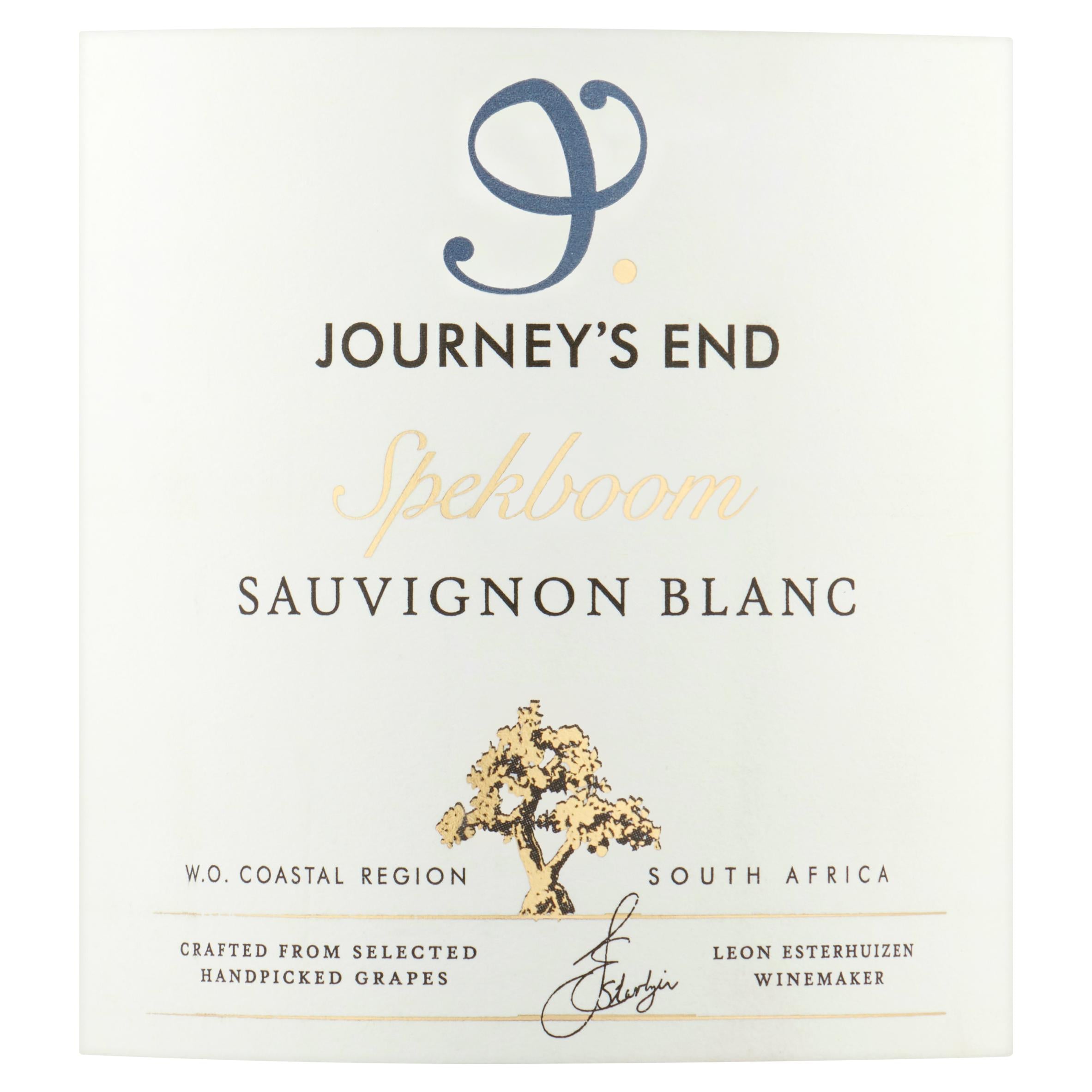 Journey's End Spekboom Sauvignon Blanc white wine 75cl (British brand)