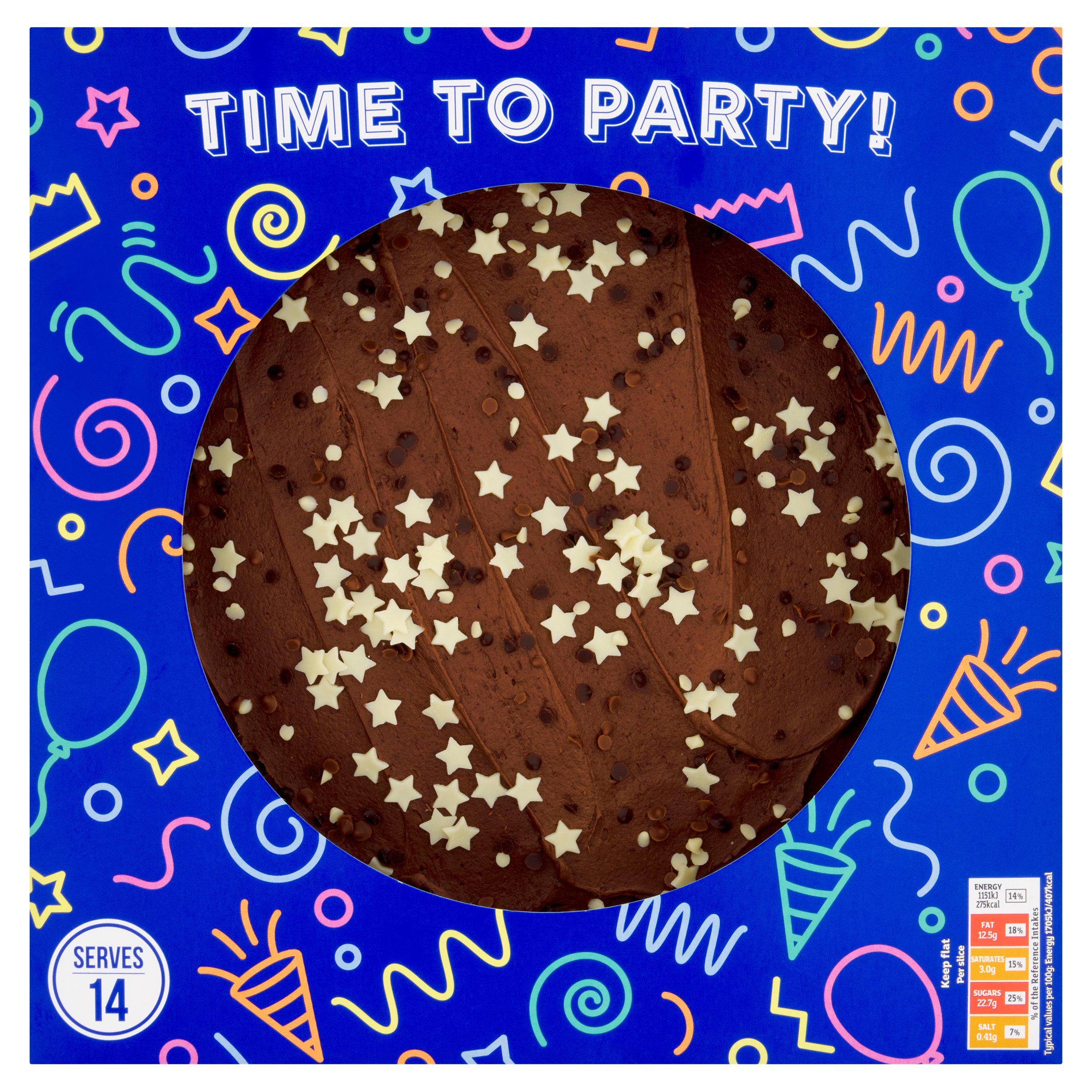 Sainsbury's chocolate cake 945g, UK version