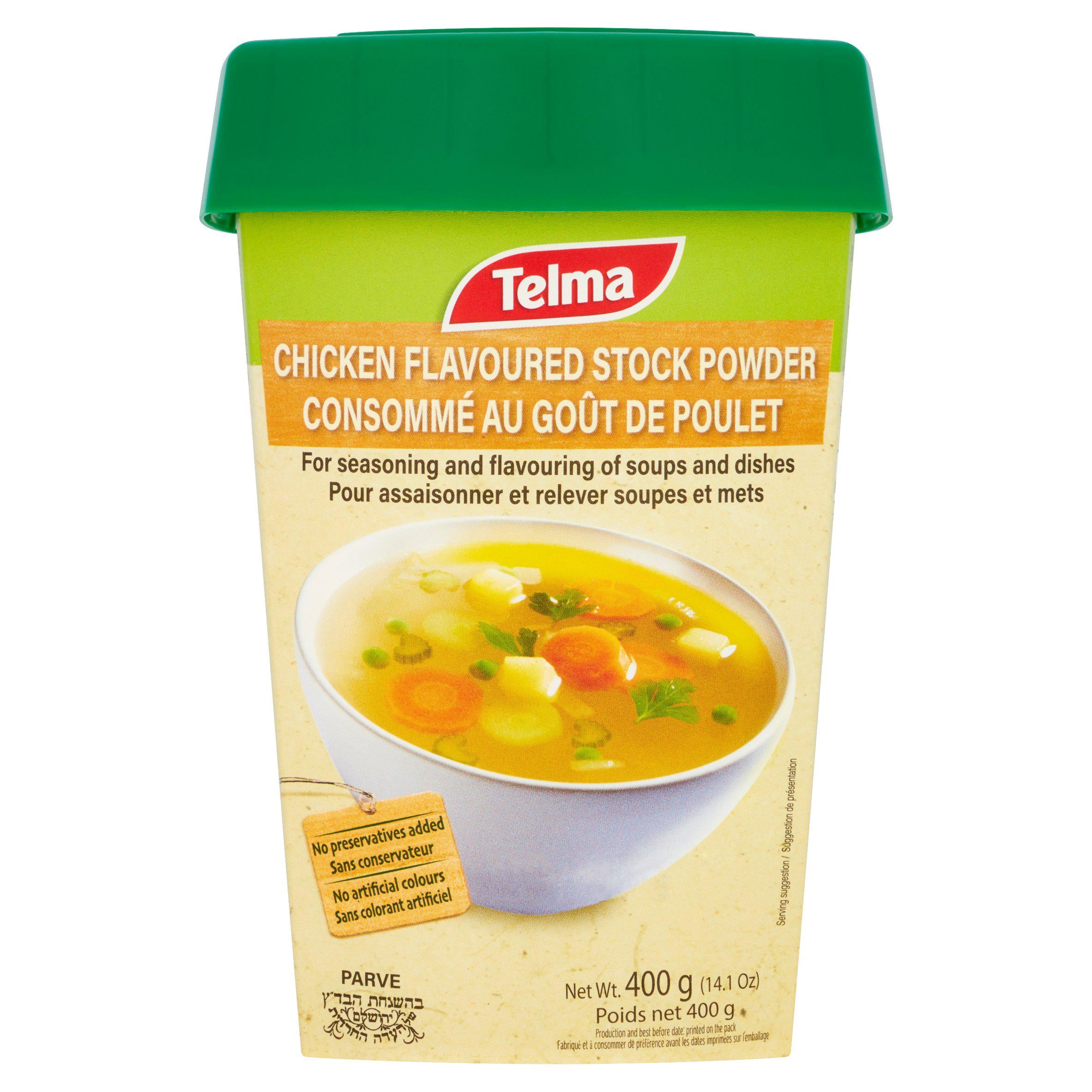 Telma Chicken Stock Powder 400g Chicken Flavoured (British brand)