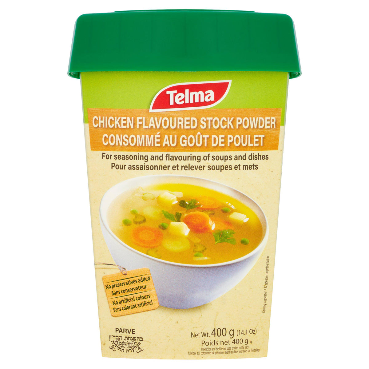 Telma Chicken Stock Powder 400g Chicken Flavoured (British brand)
