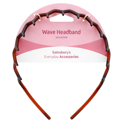 Sainsburys Sainsbury's Zig Zag Shell Headband- Buy online at McGrocer