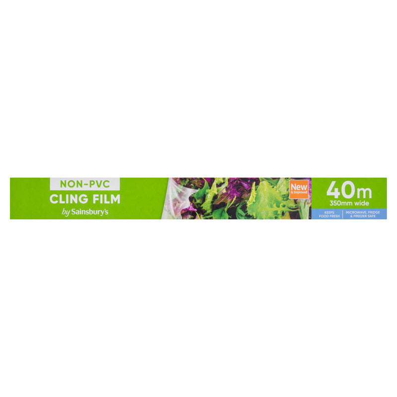 Sainsbury's Non PVC Cling Film 40m roll - British product