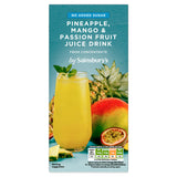 Sainsbury's tropical juice drink no added sugar 1L (British brand)