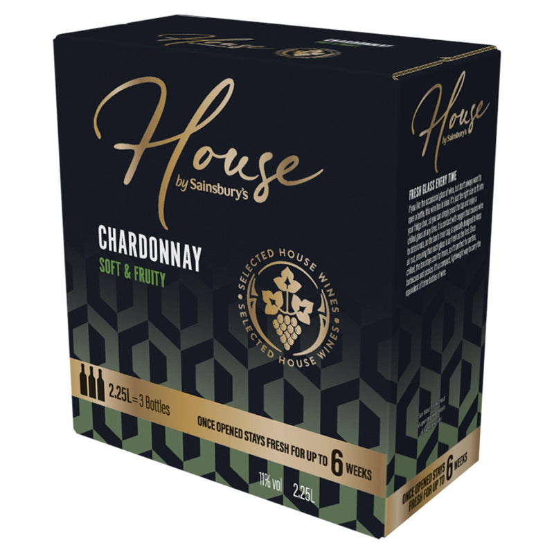Sainsbury's House Chardonnay white wine 225cl - British product