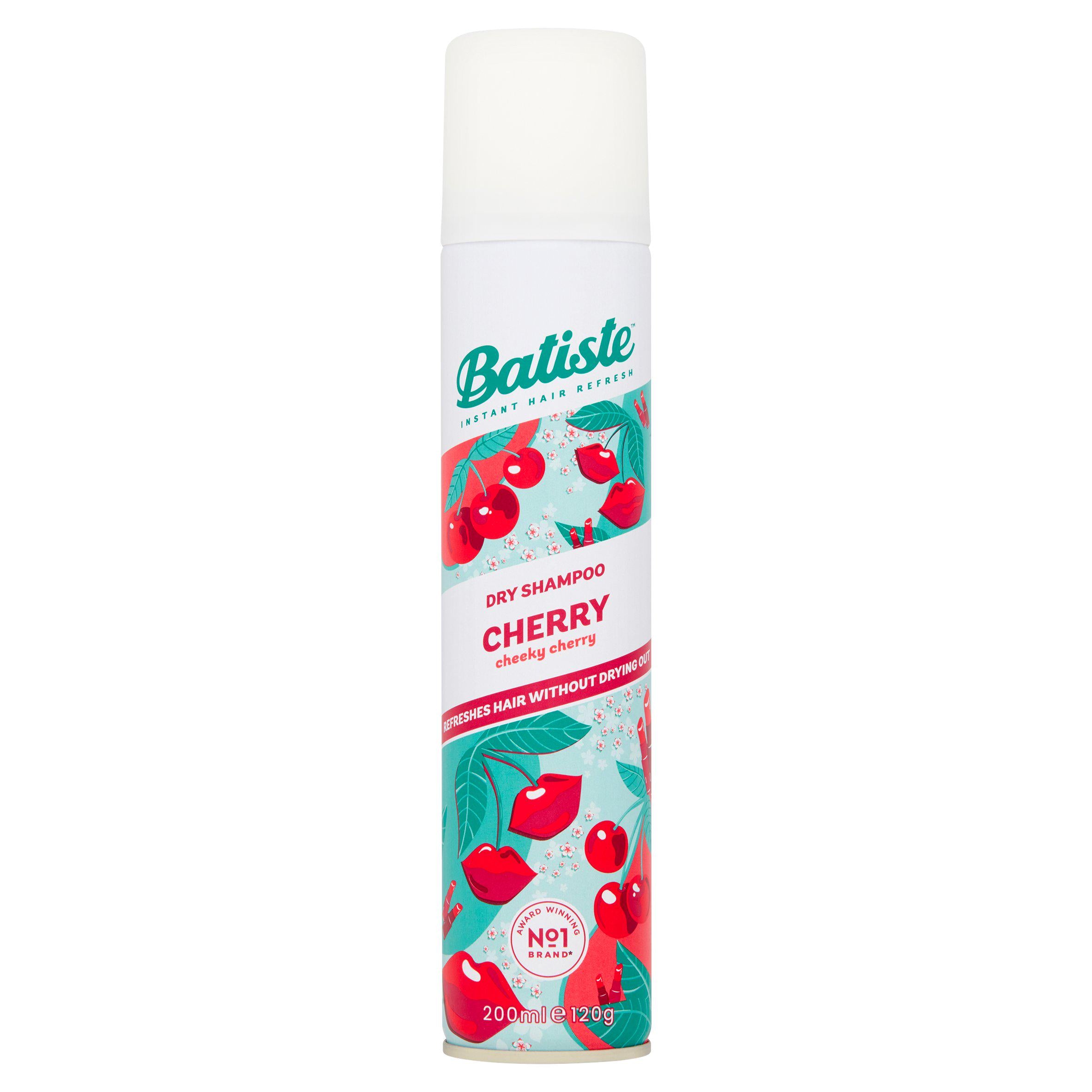 Batiste cherry dry shampoo 200ml spray, imported from the UK