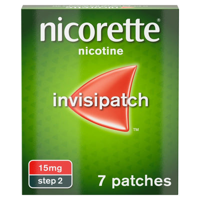 Sainsburys Nicorette Invisi Patch Step 2 15mg Quit Smoking Aid 7 Patches- Buy online at McGrocer