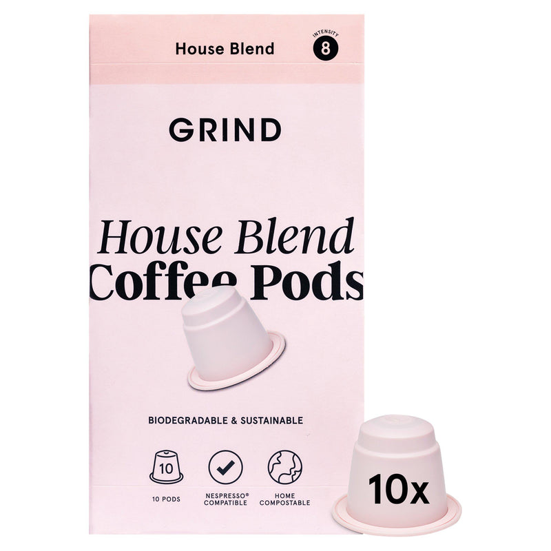 Grind House Blend coffee pods, 10 count 52g, UK version