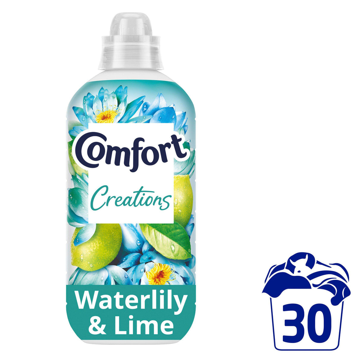 Comfort fabric conditioner Waterlily Lime 900ml (British brand)