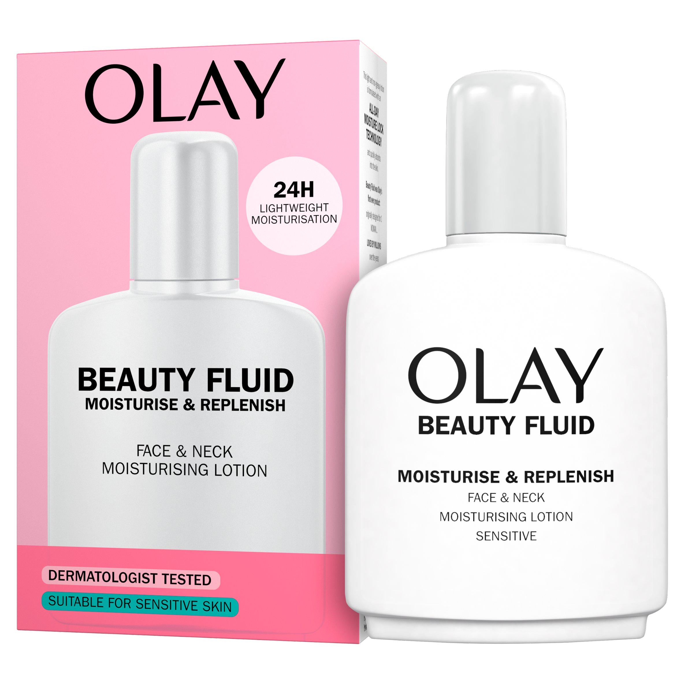 Olay facial moisturiser for sensitive skin 200ml, UK version